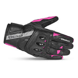 BELA - Guante Piel Blast Lady Negro/Rosa - SECURTEX MOTOR S.L (t/a MaximoMoto)