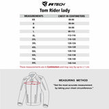 R-TECH - Chaqueta Piel Tom Rider Lady Negro/Rosa - SECURTEX MOTOR S.L (t/a MaximoMoto)