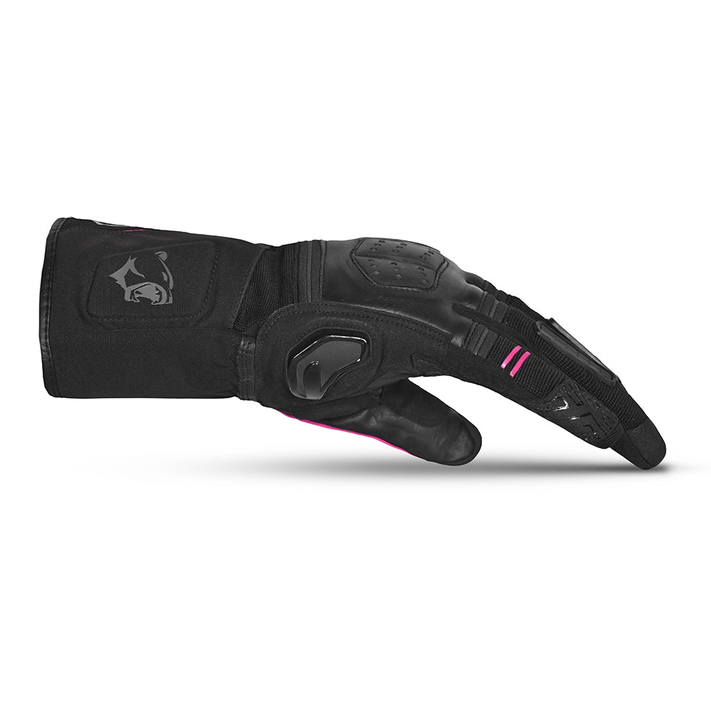 BELA - GUANTE PIEL HIGHWAY WINTER WP LADY NEGRO/ROSA - SECURTEX MOTOR S.L (t/a MaximoMoto)