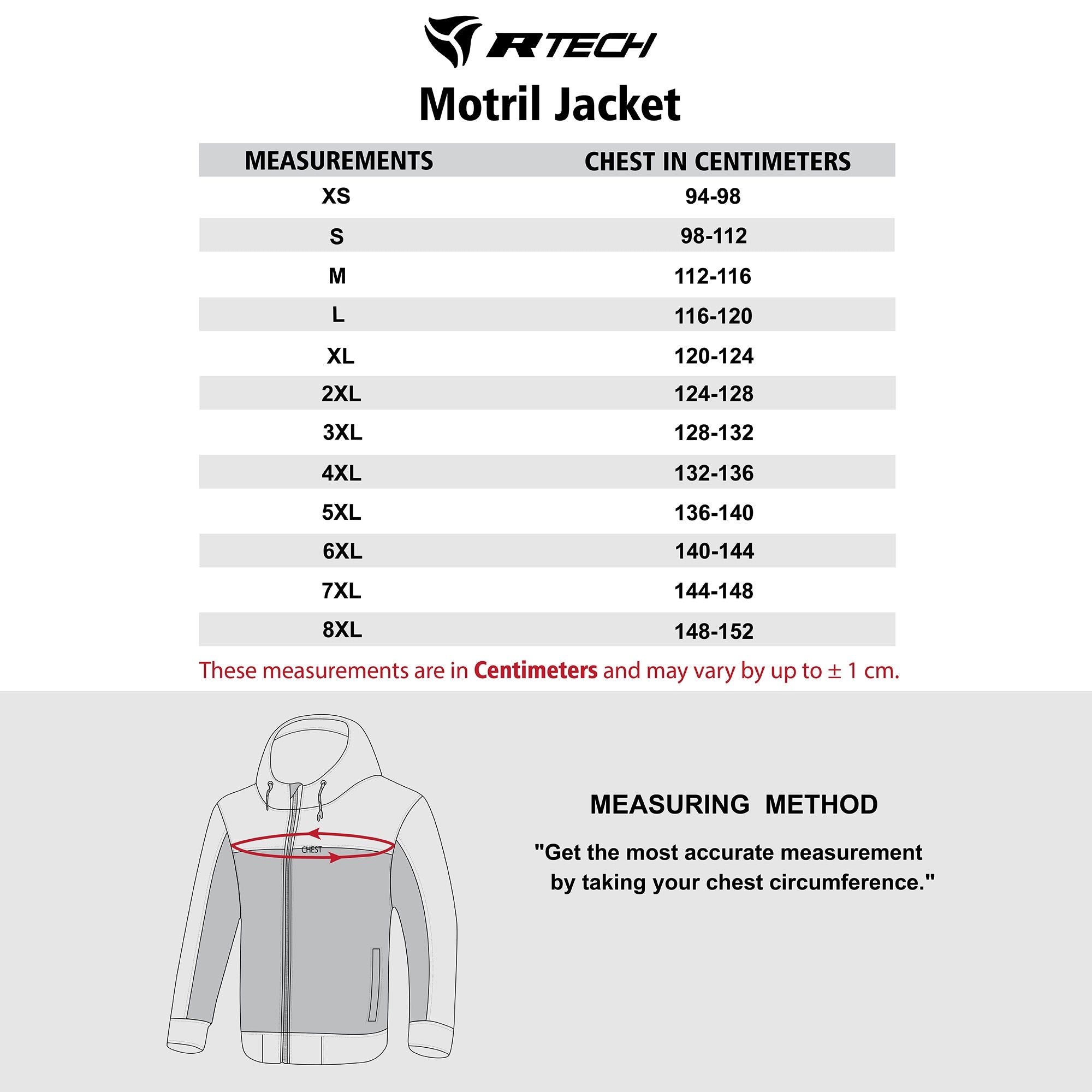 R-TECH - Chaqueta Textil Motril Negro/Rojo - SECURTEX MOTOR S.L (t/a MaximoMoto)