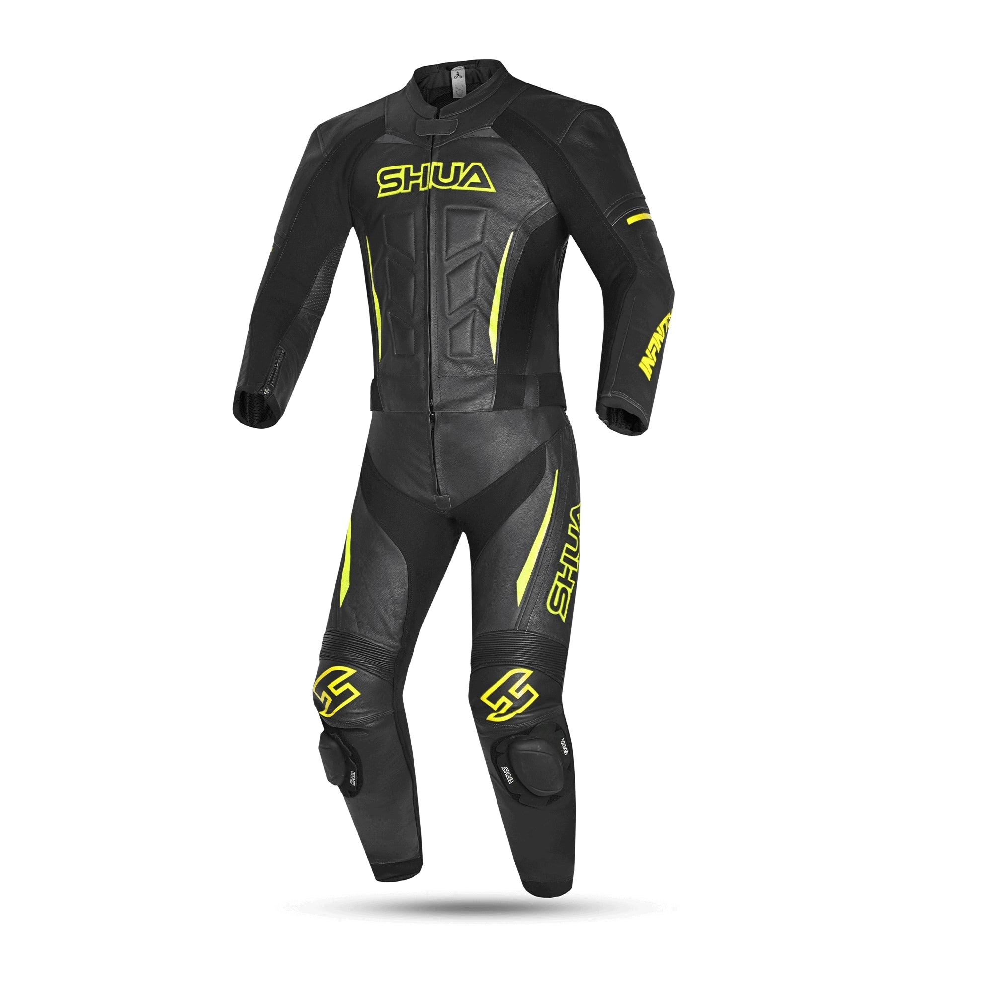SHUA - Mono 2 PC Infinity Man Negro/Amarillo-Maximo Moto