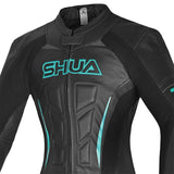 SHUA - Mono 2 PC Infinity Lady Negro/Turquesa-Maximo Moto