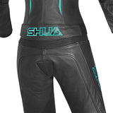 SHUA - Mono 2 PC Infinity Lady Negro/Turquesa-Maximo Moto