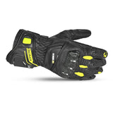 BELA - Guante Piel Venom RS Racing Man Negro/Amarillo Fluor - SECURTEX MOTOR S.L (t/a MaximoMoto)