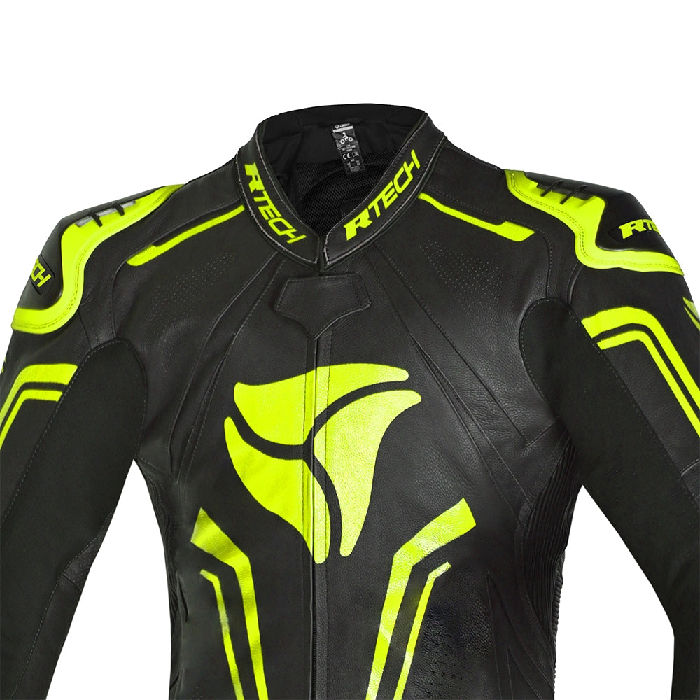 R-TECH Mono 1 PC RisingStar Negro/Amarillo Fluor - SECURTEX MOTOR S.L (t/a MaximoMoto)