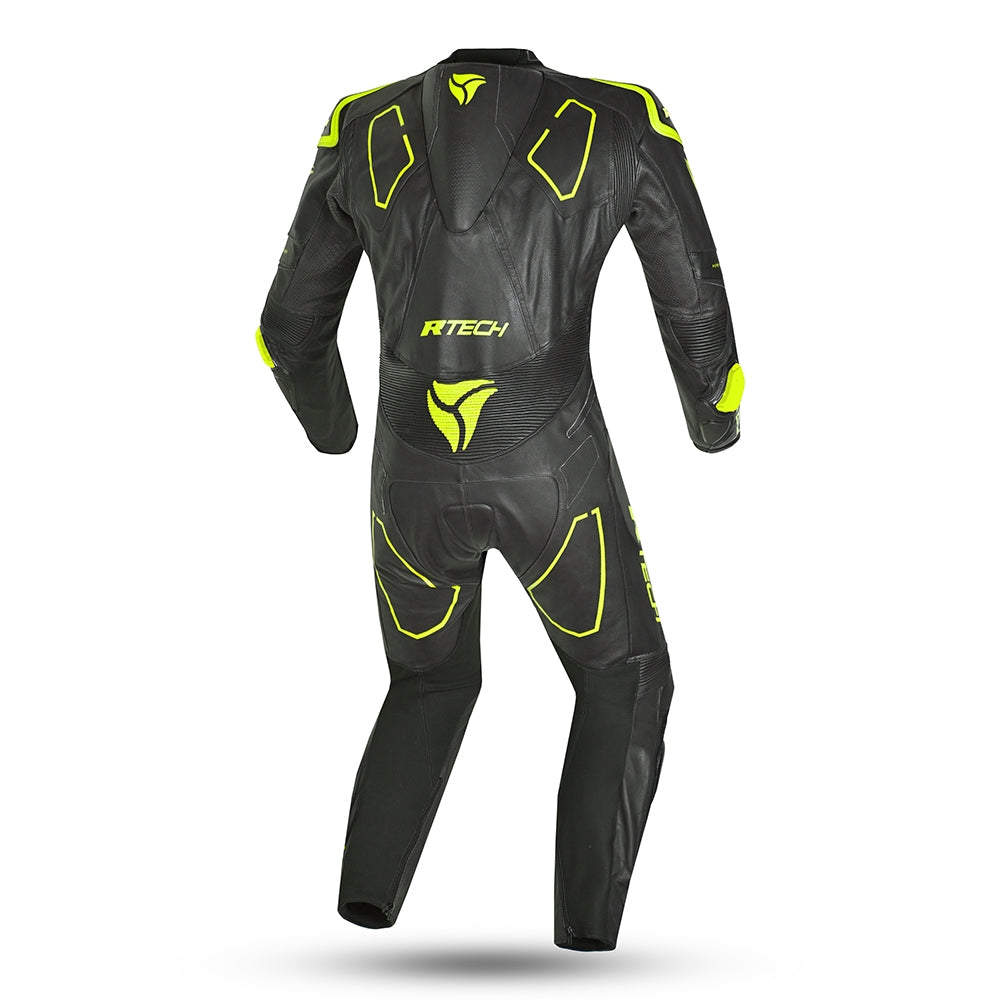 R-TECH Mono 1 PC RisingStar Negro/Amarillo Fluor - SECURTEX MOTOR S.L (t/a MaximoMoto)