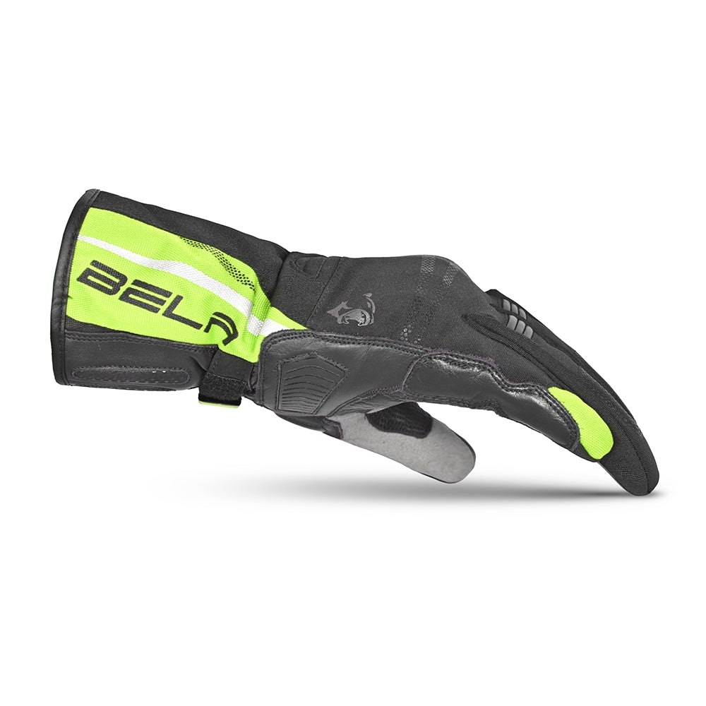 BELA - Guante Piel Iglo Winter WP Negro/Amarillo Fluor - SECURTEX MOTOR S.L (t/a MaximoMoto)
