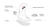 BELA - Botas Piel Air Tech WP Negro