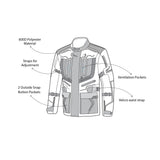 BELA - Chaqueta Textil Watson Negro/Marrón/Amarillo/Blanco - SECURTEX MOTOR S.L (t/a MaximoMoto)
