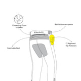 BELA - Pantalón Textil Tour to Snow Negro/Antra/Hielo/Rojo - SECURTEX MOTOR S.L (t/a MaximoMoto)