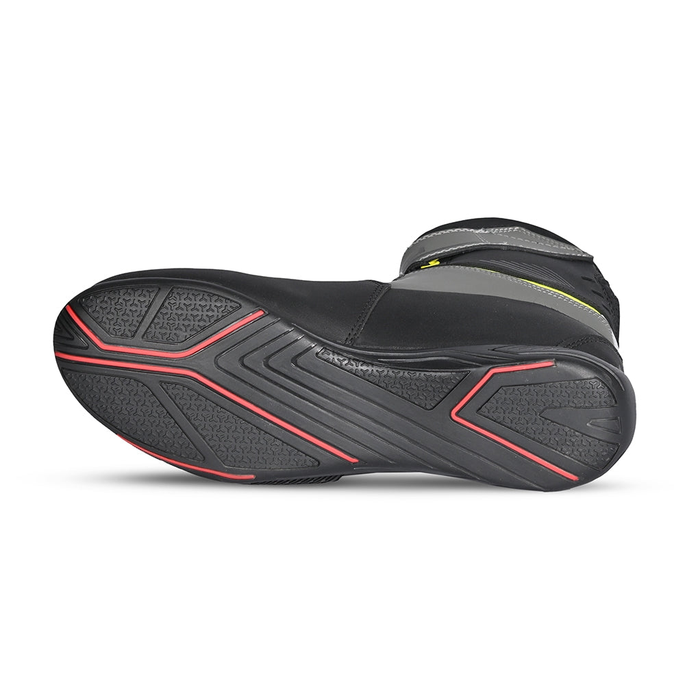 BELA - Botas Piel Blaze Man Negro/Amarillo Fluor - SECURTEX MOTOR S.L (t/a MaximoMoto)