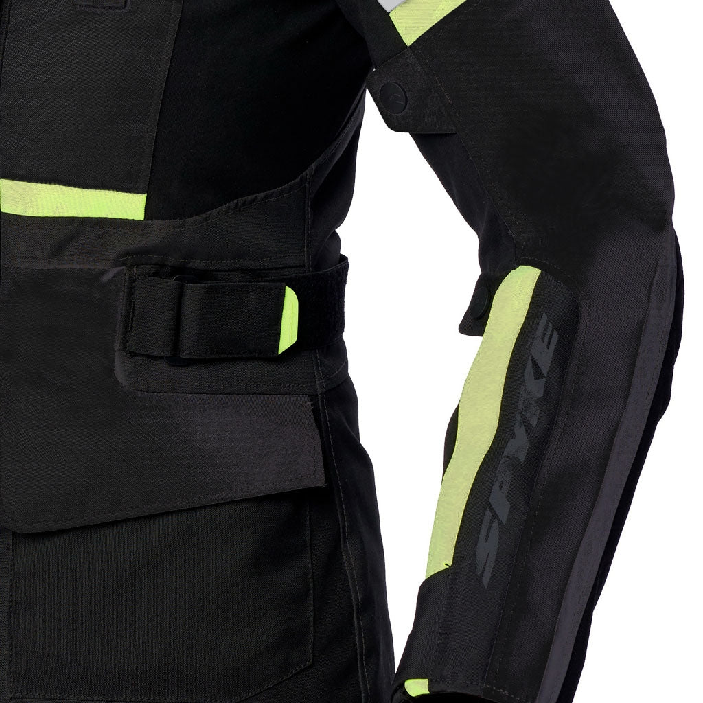 SPYKE Equator Dry Techno Lady Jacket Negro/Antra/Amarillo - CHAQUETA