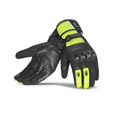 BELA - Guante Piel Ice Winter WP Negro/Amarillo Fluor - SECURTEX MOTOR S.L (t/a MaximoMoto)