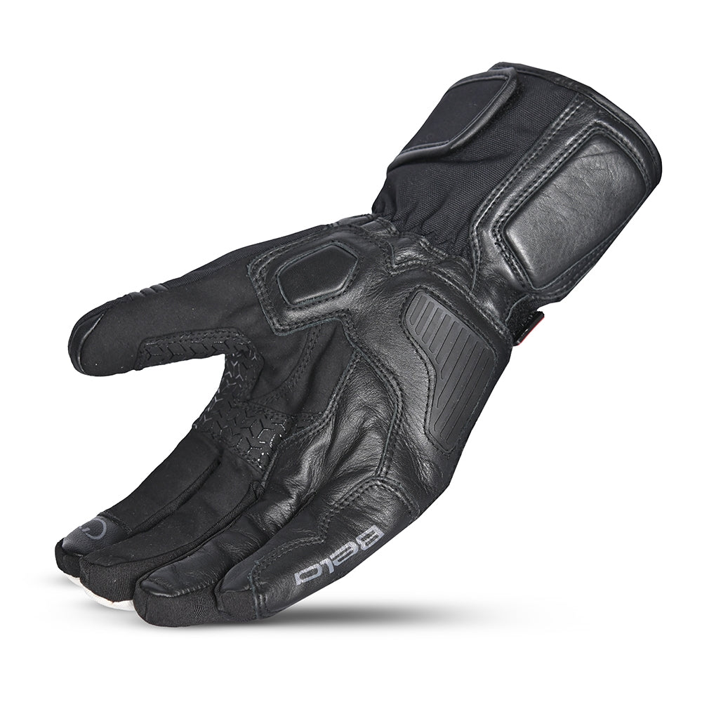 BELA - Guante Piel Ice Winter WP Negro/Blanco/Rojo - SECURTEX MOTOR S.L (t/a MaximoMoto)