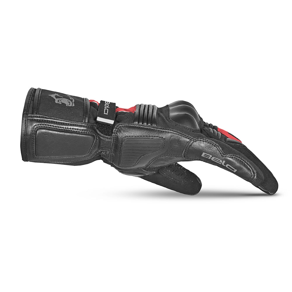 BELA - Guante Piel Ice Winter WP Negro/Rojo - SECURTEX MOTOR S.L (t/a MaximoMoto)