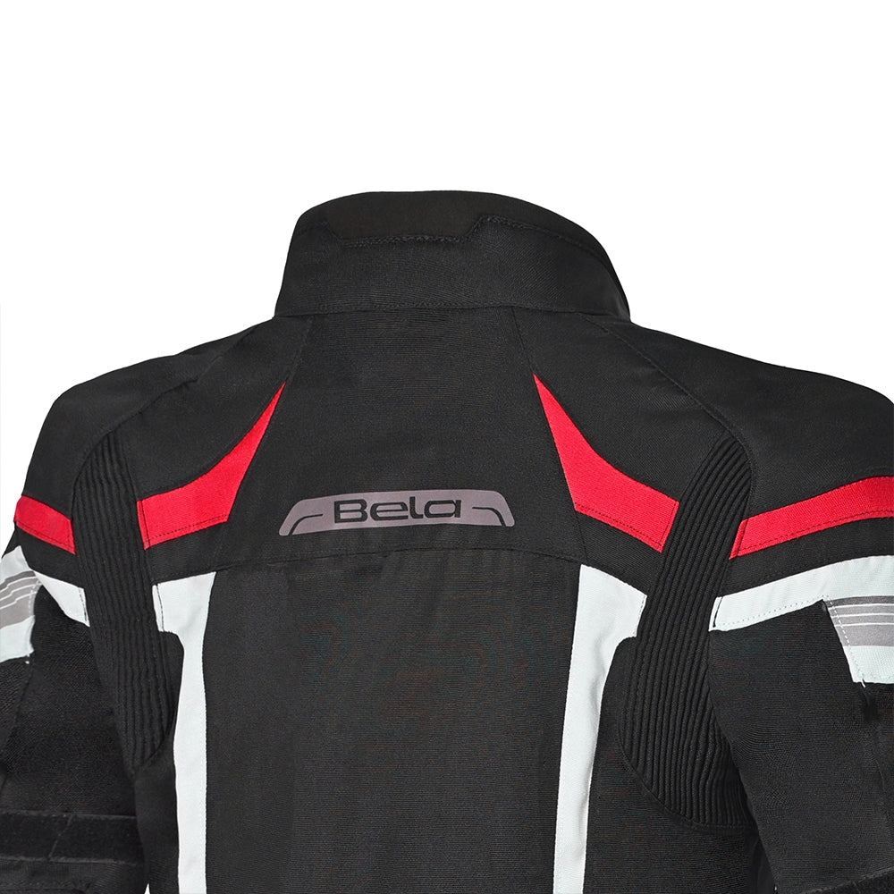 BELA - Chaqueta Textil Highland Lady Negro/Hielo/Rojo - SECURTEX MOTOR S.L (t/a MaximoMoto)