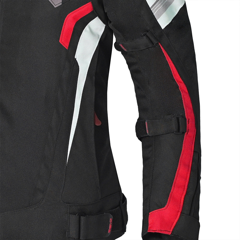 BELA - Chaqueta Textil Highland Lady Negro/Hielo/Rojo - SECURTEX MOTOR S.L (t/a MaximoMoto)