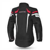 BELA - Chaqueta Textil Highland Lady Negro/Hielo/Rojo - SECURTEX MOTOR S.L (t/a MaximoMoto)