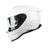 CGM 363 SHOT MONO Integral Moto Casco Blanco