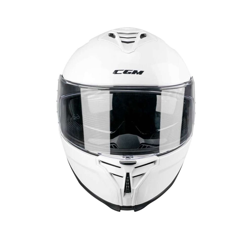 CGM 363 SHOT MONO Integral Moto Casco Blanco