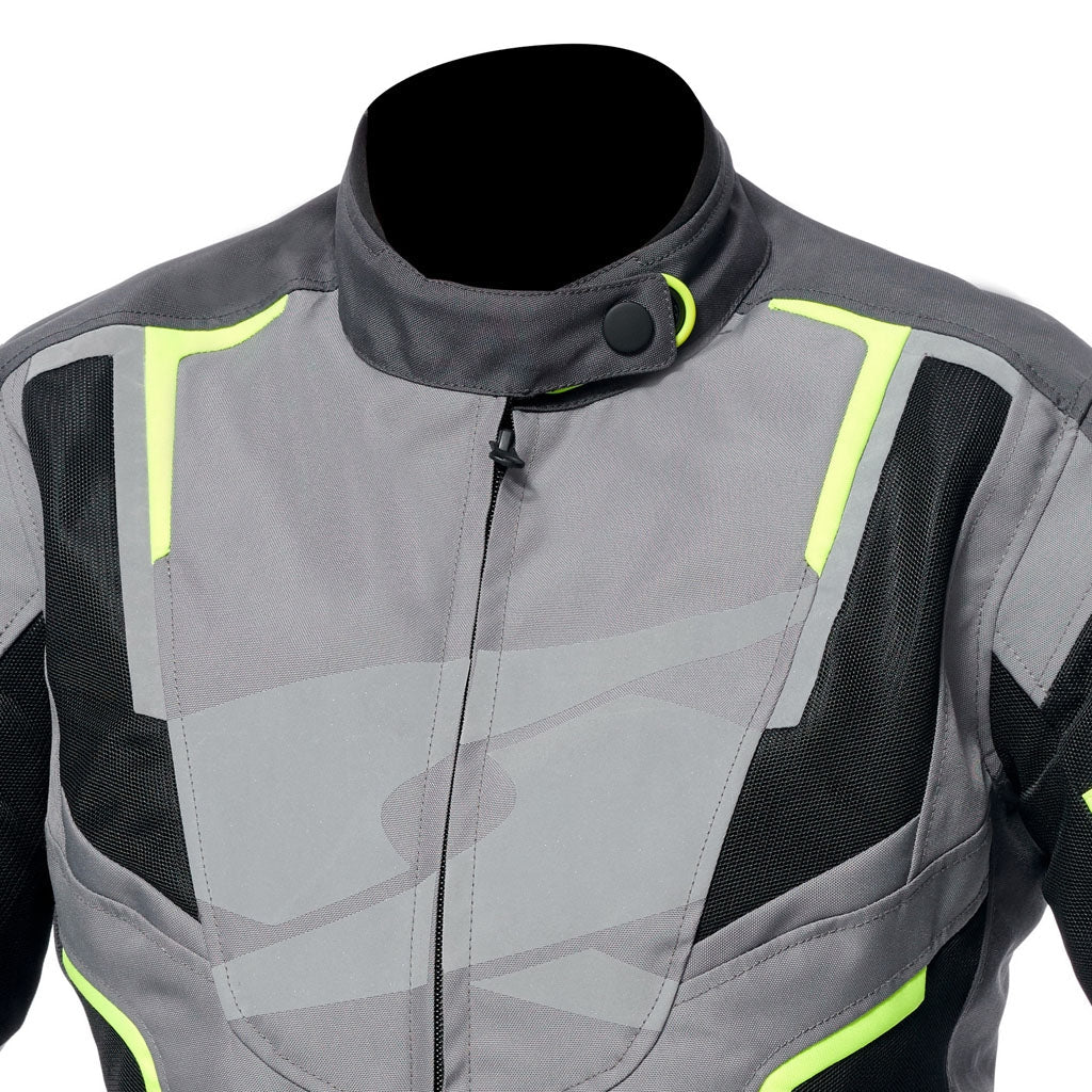 SPYKE - AIRMASTER LADY JACKET BLACK/GRAY/FLUOYELLOW
