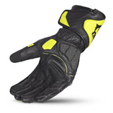 BELA - Guante Piel Rocket Long Negro/Amarillo Fluor - SECURTEX MOTOR S.L (t/a MaximoMoto)