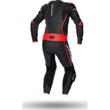 SPYKE - ARAGON RACE 1PC SUIT BLACK/FLUO RED