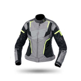SPYKE - AIRMASTER LADY JACKET BLACK/GRAY/FLUOYELLOW