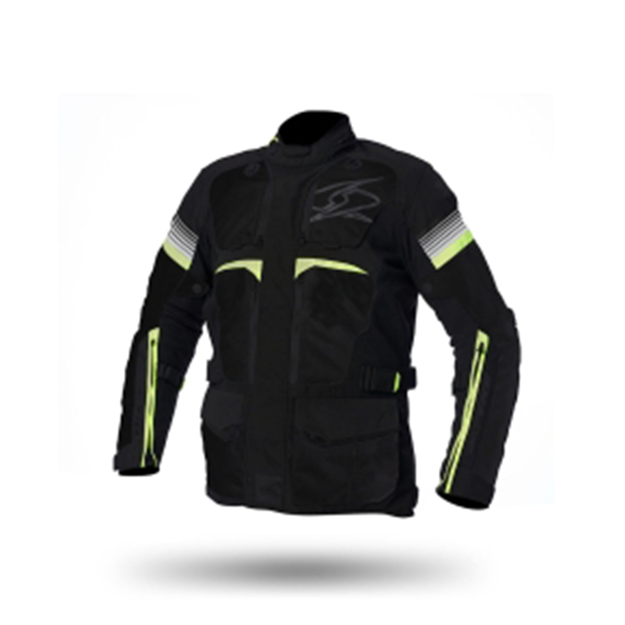 SPYKE Equator Dry Techno Man Jacket Negro/Antra/Amarillo - CHAQUETA