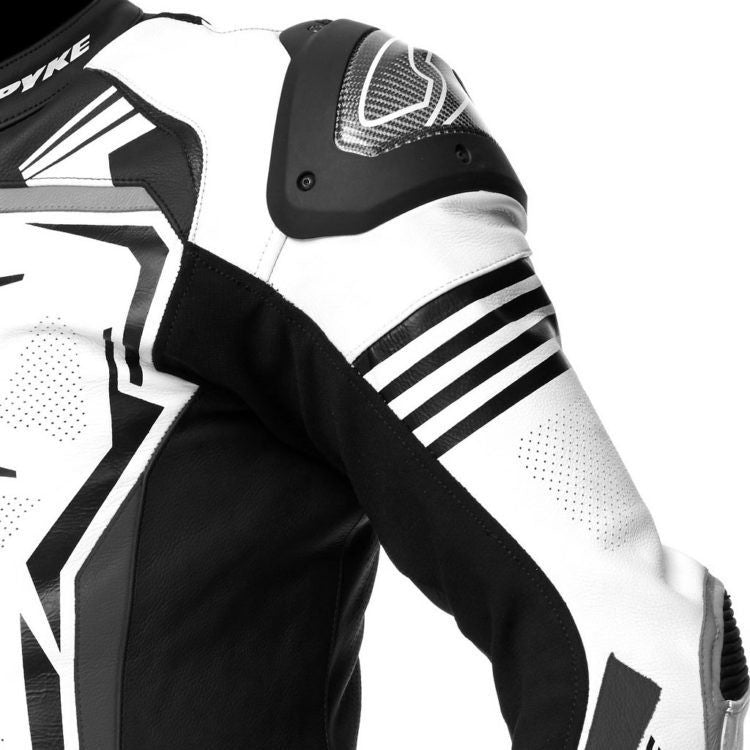 SPYKE - ASSEN RACE 2.0 1PC SUIT WHT/BLK - SECURTEX MOTOR S.L (t/a MaximoMoto)