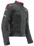 ACERBIS - Chaqueta Ce Ramsey Vented Lady Negro/Rosa
