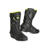 R-TECH - Botas Piel Tornado 2.0 WP Negro/Amarillo Fluor - SECURTEX MOTOR S.L (t/a MaximoMoto)