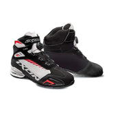 IXON- BOTAS BULL VENTED BLACK/WHITE/RED - SECURTEX MOTOR S.L (t/a MaximoMoto)