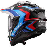 LS2 MX701 EXPLORER C FRONTIER CASCO DE MOTO BLANCO AZUL