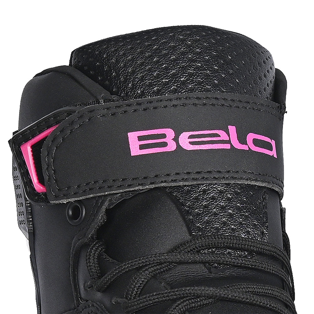 BELA - Botas Jet Evo Piel Lady Negro/Rosa - SECURTEX MOTOR S.L (t/a MaximoMoto)