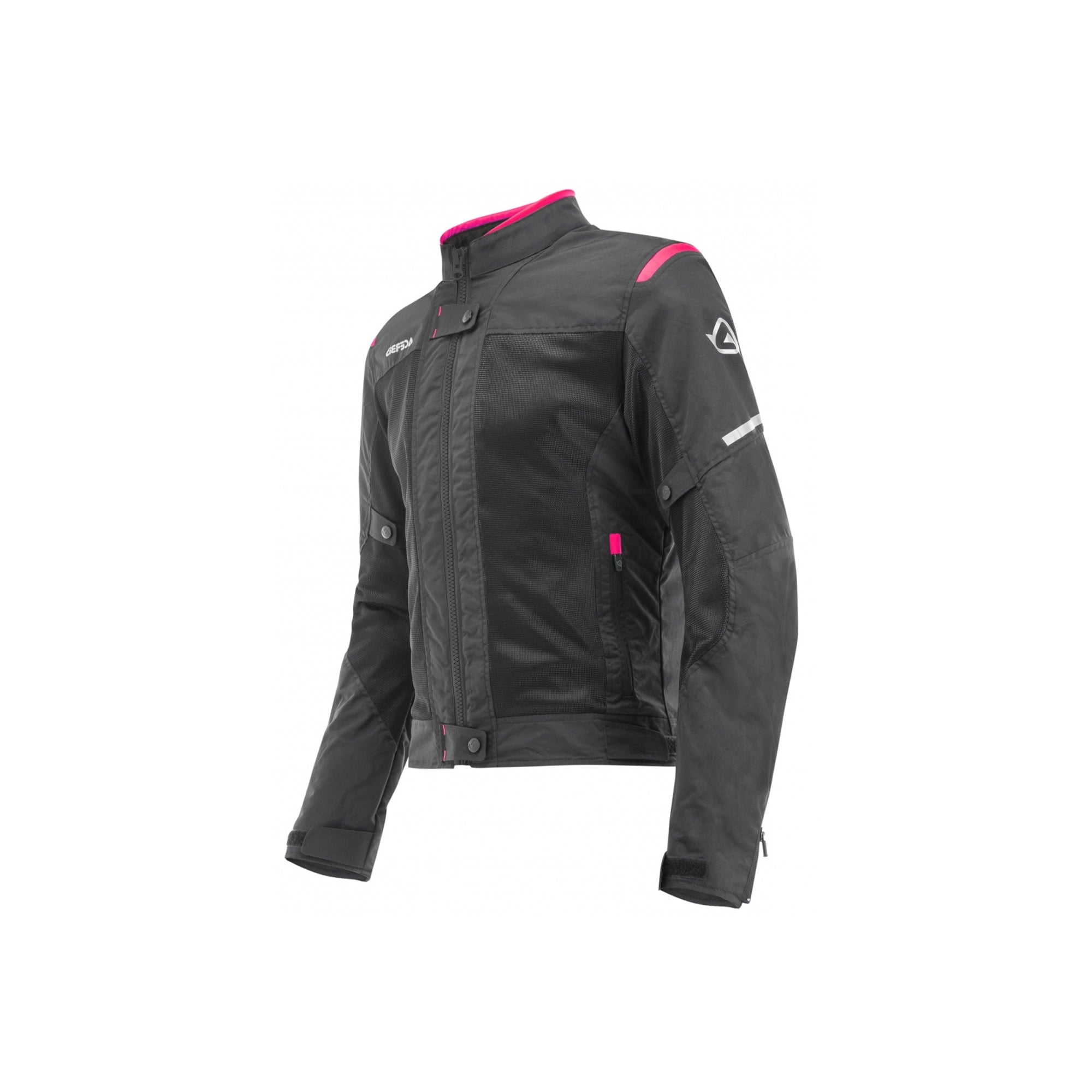 ACERBIS - Chaqueta Ce Ramsey Vented Lady Negro/Rosa
