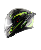 AXOR APEX ROADTRIP CASCO INTEGRAL DE MOTO NG MATE AMARILLO FLUO