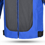 R-TECH SPIRAL MESH JAQUETES DE MOTO HOMES BLAU GRIS VERMELL