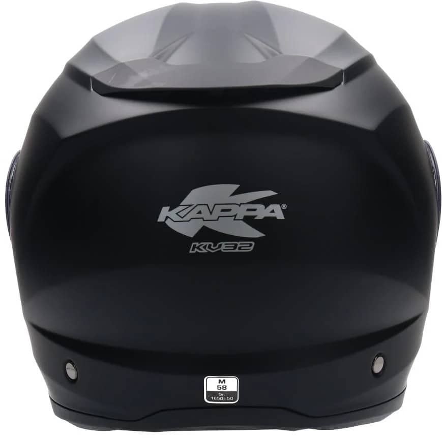 KAPPA KV32 Orlando Basic Moto Modular Casco Negro Mate - CASCO