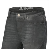 BELA - Pantalón Denim Jeans Urban Lady Negro Vaquero