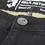 BELA - Pantalon Textil Piston Denim 34L Jeans Negro