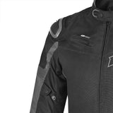 R-TECH Chaqueta Textil Knight Rider (Short) Negro/Antracita - CHAQUETA