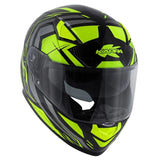 KAPPA KV41 Dallas Scraps Moto Integral Casco Titanio Negro Amarillo - CASCO