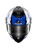 SHARK CASCO INTEGRAL SPARTAN RS HIBOLT Negro Azul Cromado