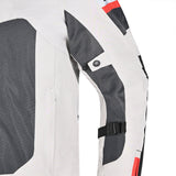 R-TECH SPIRAL MESH JAQUETES DE MOTO HOMES NEGRE BLANC GRIS VERMELL