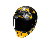 HJC V10 CRANIA MC3SF Para Motocicleta Estilo Vintage Integral Casco