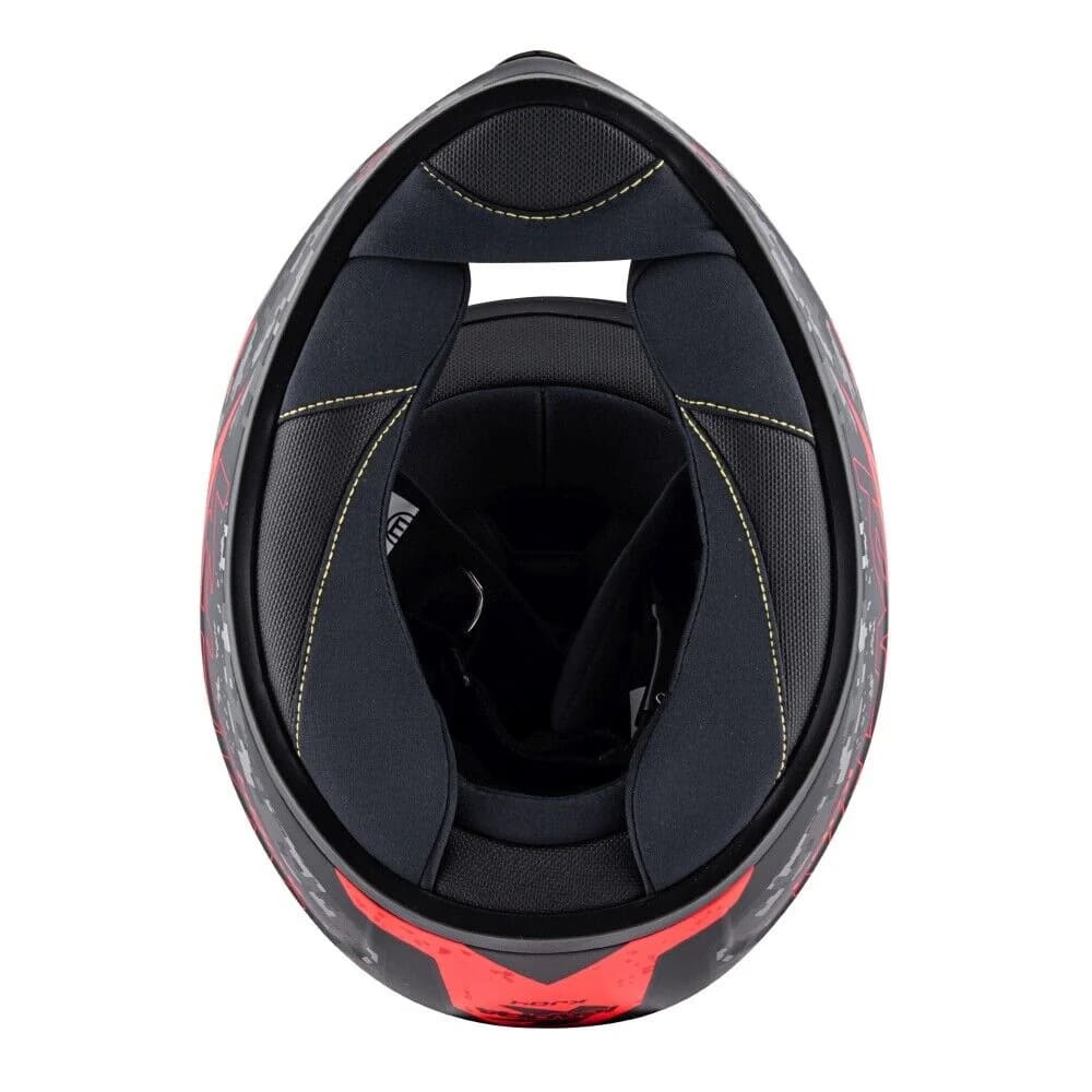 KAPPA KJ04 Boomd Prox Moto Niños Seguridad Casco Negro Rojo - CASCO