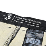 BELA RIO TEXAN PANTALON DENIM TIE & DY NEGRE