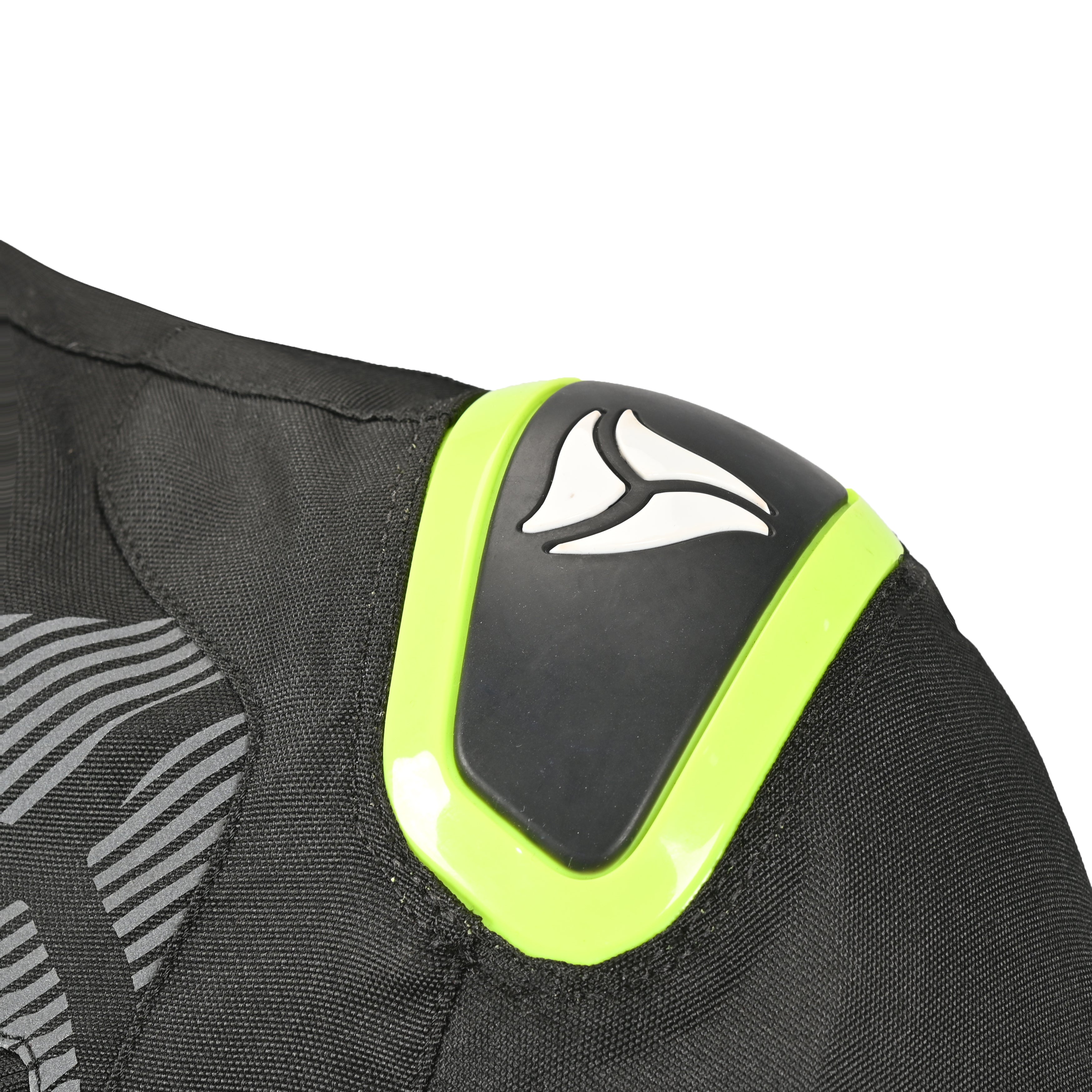 R-TECH Chaqueta Textil Knight Rider (Short) Negro/Antracita/Amarillo - CHAQUETA