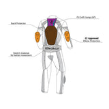 BELA-MONO 1 PC ROCKET KIDS BLANCO/ROSA - SECURTEX MOTOR S.L (t/a MaximoMoto)